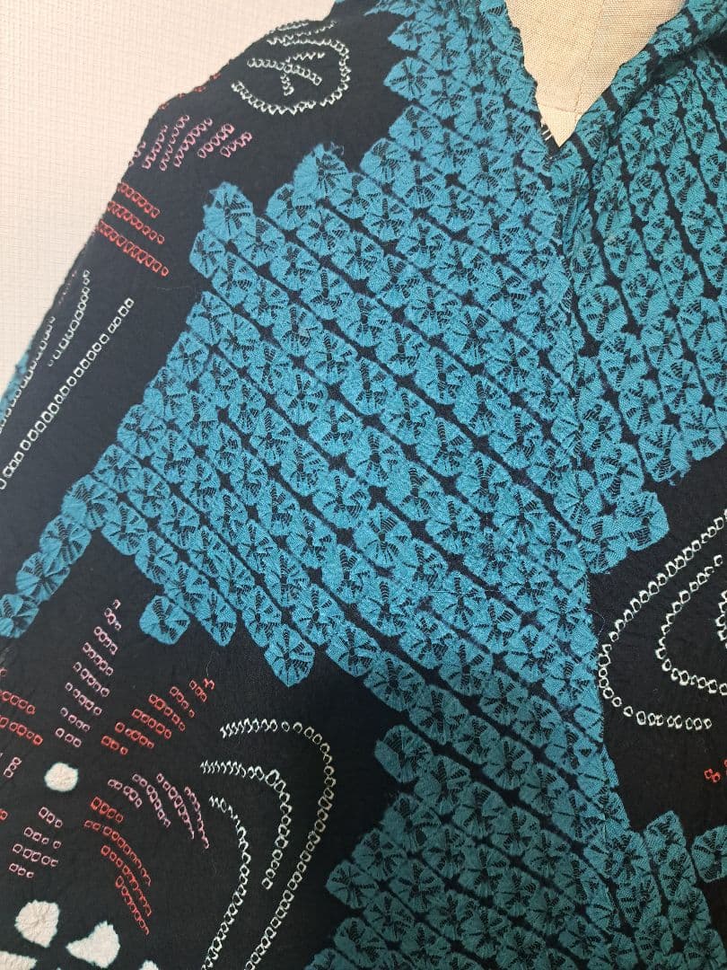 有松絞り 反物 木綿 絞り浴衣