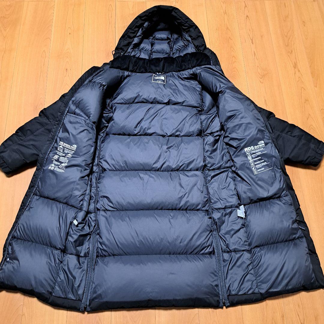 【大人気】ノースフェイス ロングダウンコートメンズS ドライベント素材