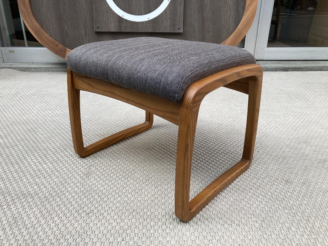 現行☆FUJI FURNITURE／Rauha／リクライニングチェア＋オットマン