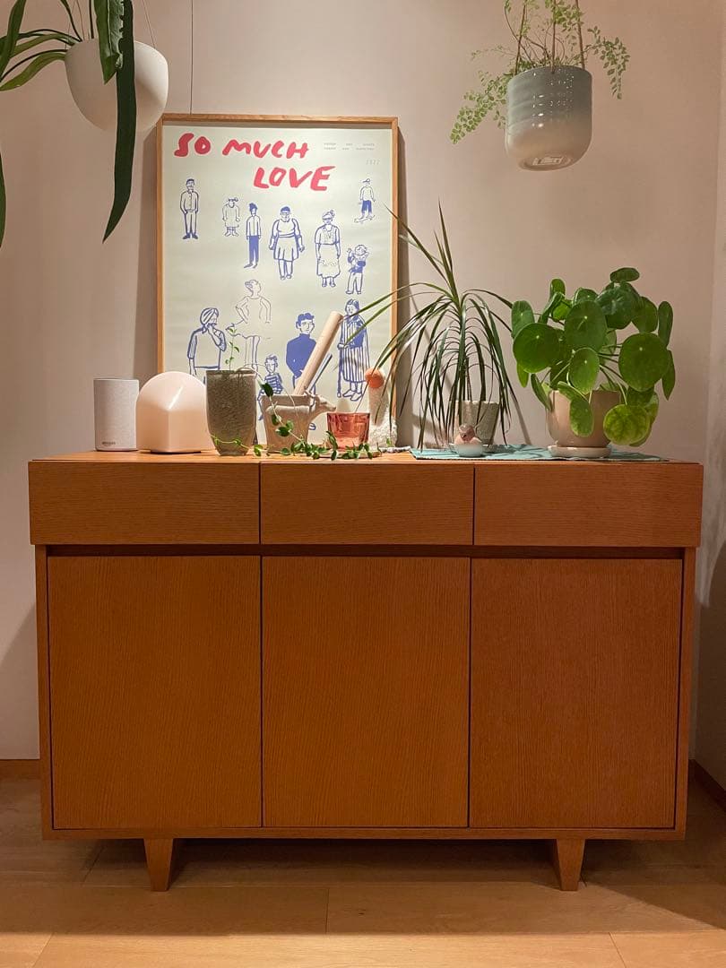 unico キャビネット オーク 北欧テイスト ウニコ