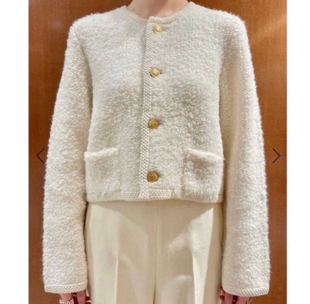 MACPHEE ムートン　カーディガン