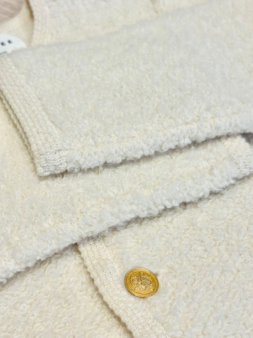 MACPHEE ムートン　カーディガン