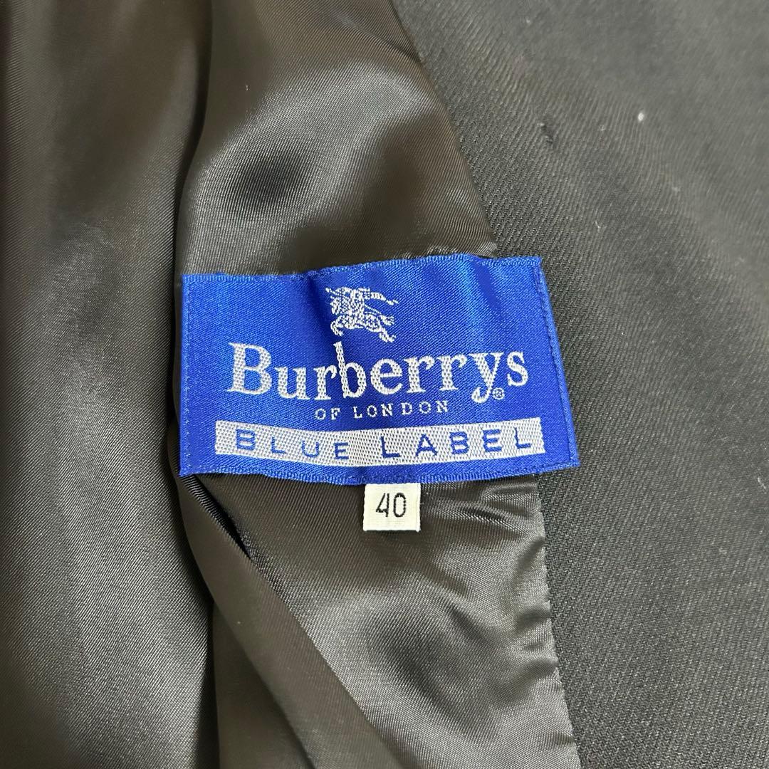 【美品】Burberrys BLUE LABEL／テーラードコート／ダブル／40