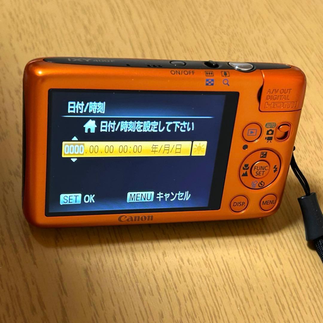 【動作確認済】Canon キャノン デジカメ IXY 400F オレンジ