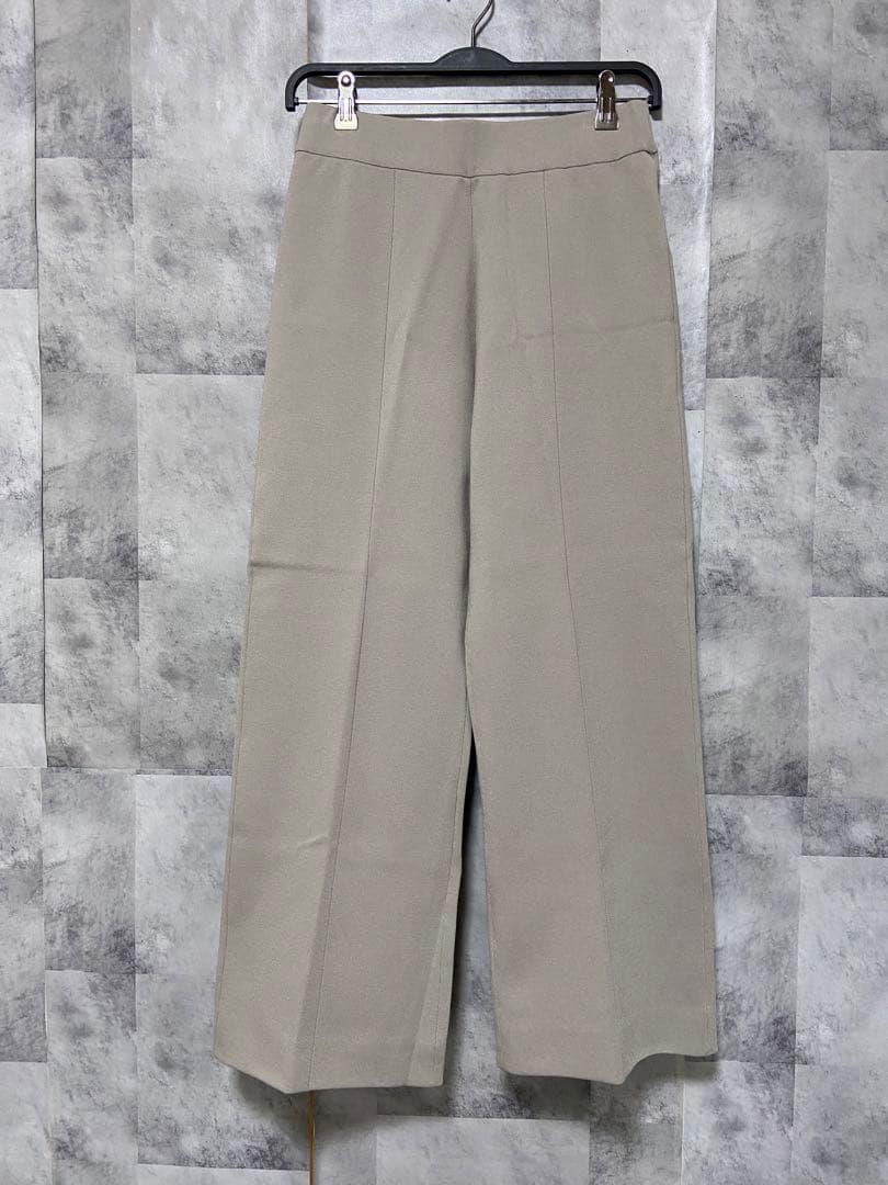 【ADORE】ソフトニットパンツ Mサイズ ベージュ