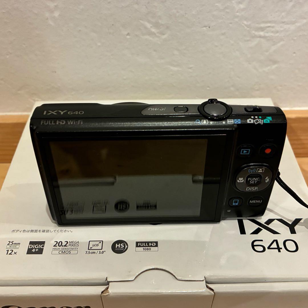 美品‼️Canon コンパクトデジタルカメラIXY640 Wi-Fi搭載
