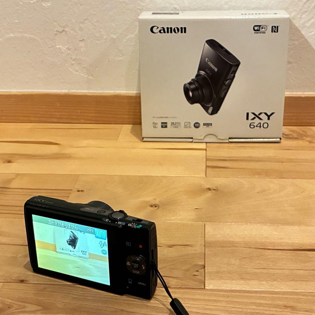 美品‼️Canon コンパクトデジタルカメラIXY640 Wi-Fi搭載