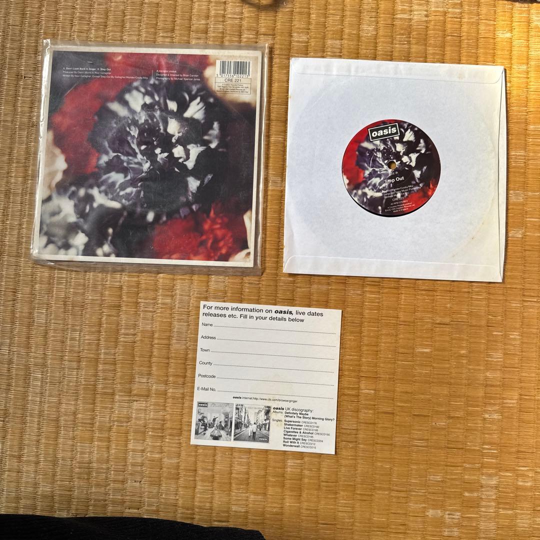 激レアoasis Don't Look Back In Anger 7inch