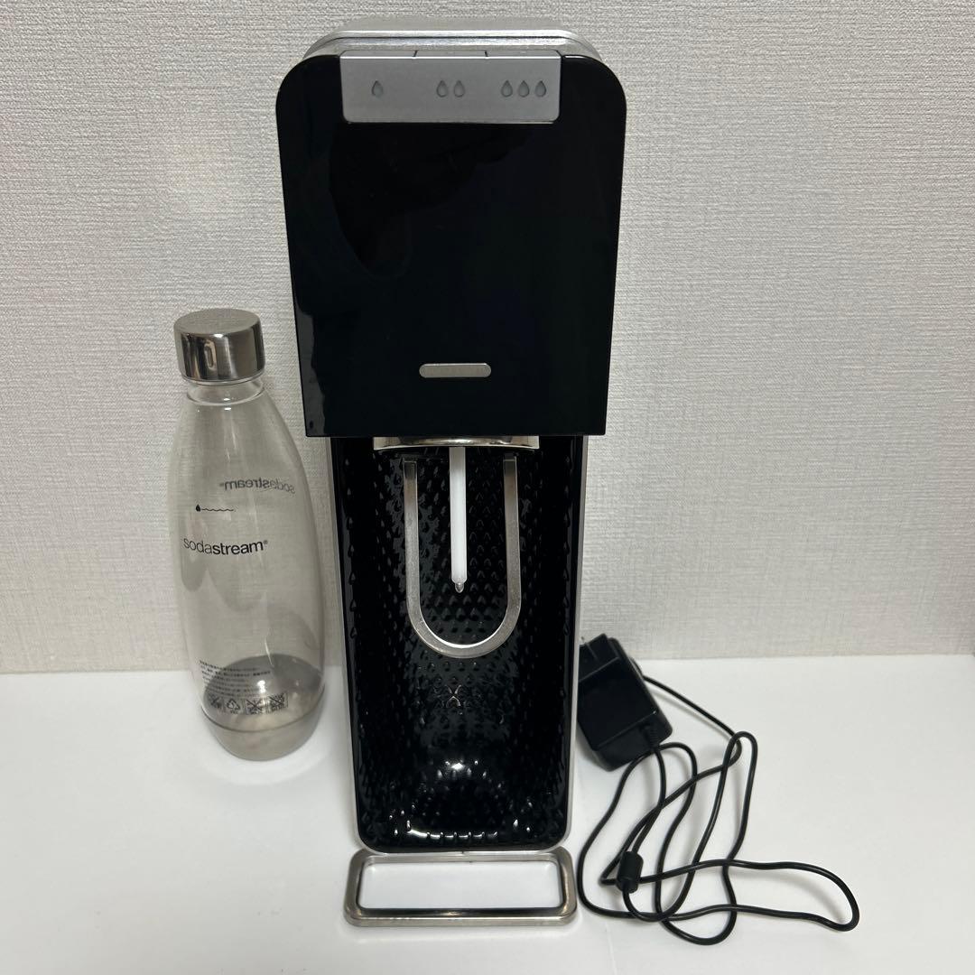 SodaStream 本体 全付属炭酸水メーカー ブラックシルバー 動作確認済