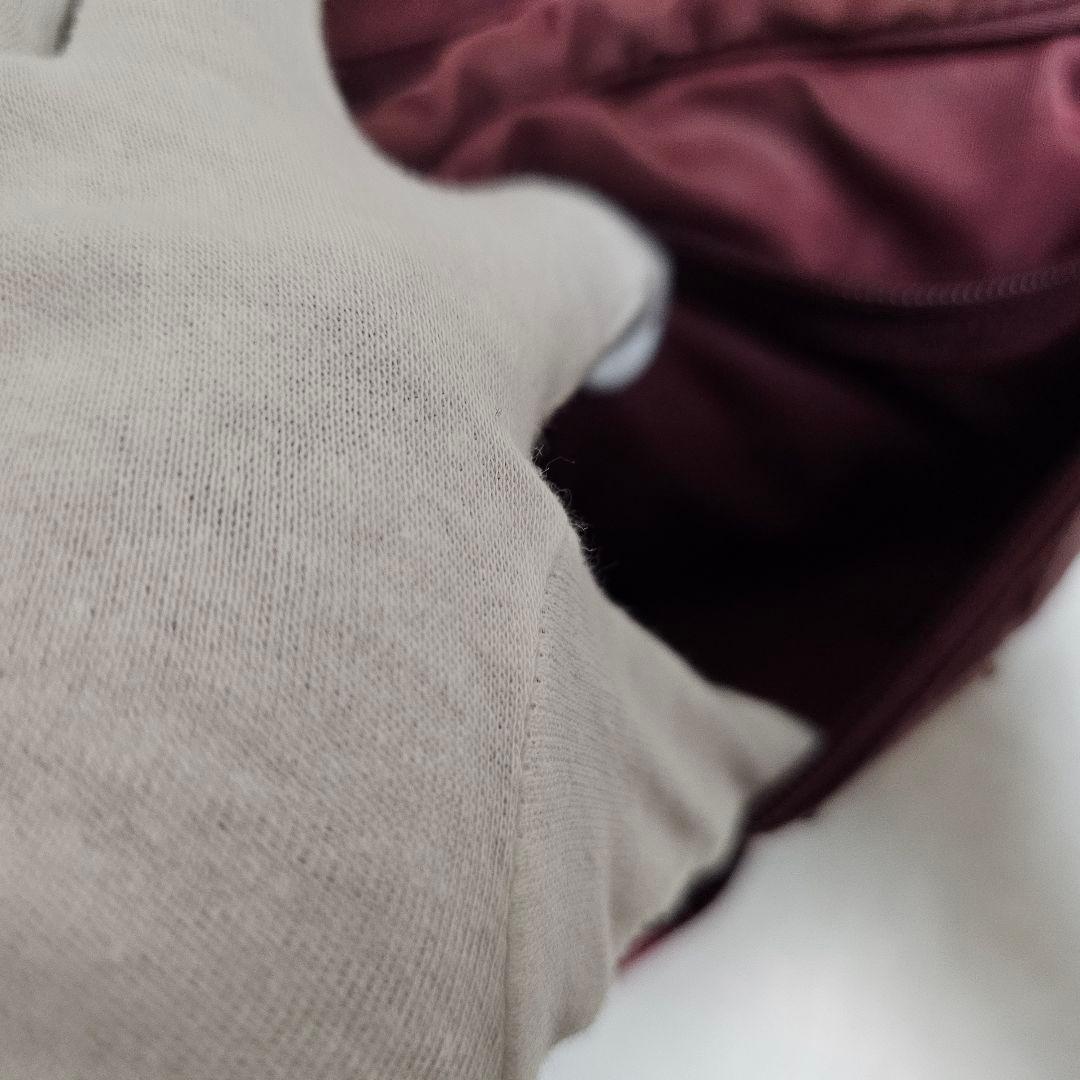 PRADA　カメラバッグ　テスートナイロン　三角ロゴ　ボルドー