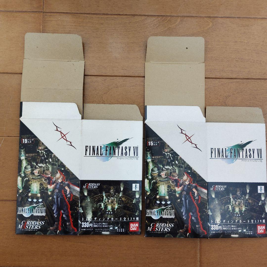 【エヴァ・FFⅦ・真女神転生】トレーディングカード空箱セット