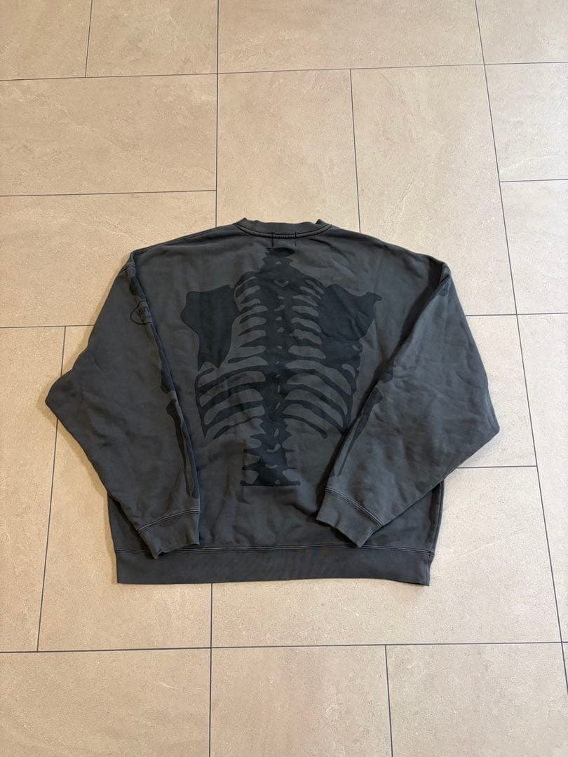 Vanson ヴァンソン　スカル　トレーナー　XL グレー