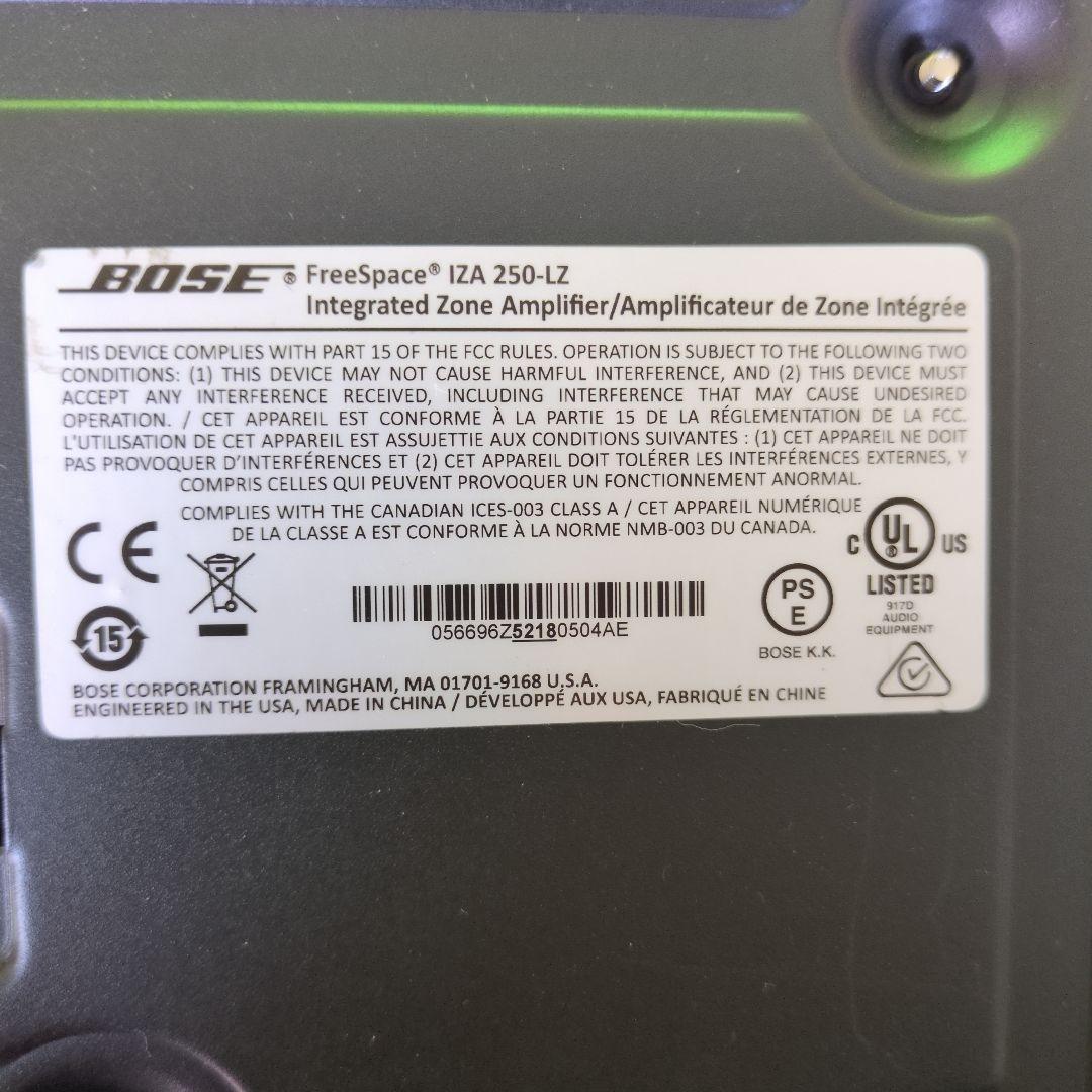 BOSE FreeSpace ZA-250-LZ アンプ パワーアンプ