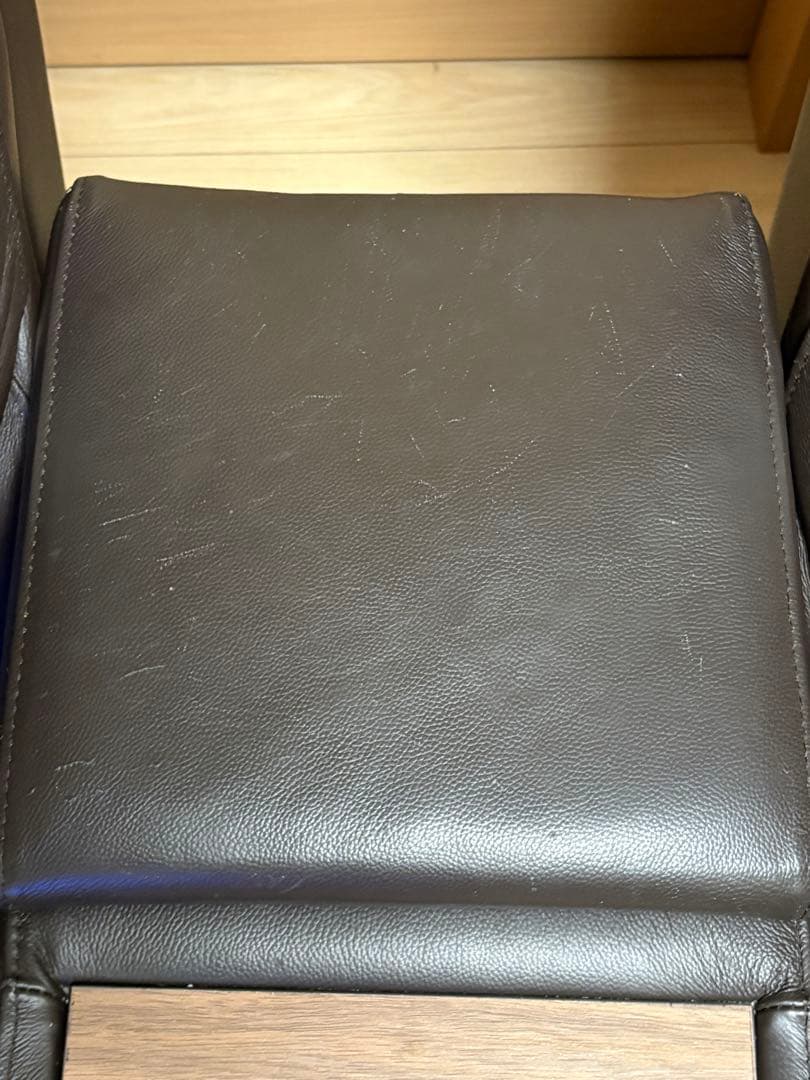 ニトリ ２人用電動本革リクライニングソファ（Nストラス 2モーター)