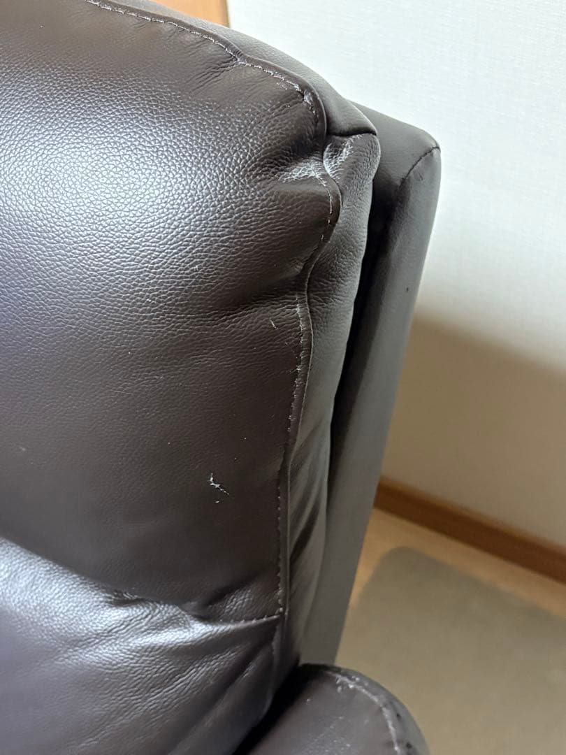 ニトリ ２人用電動本革リクライニングソファ（Nストラス 2モーター)