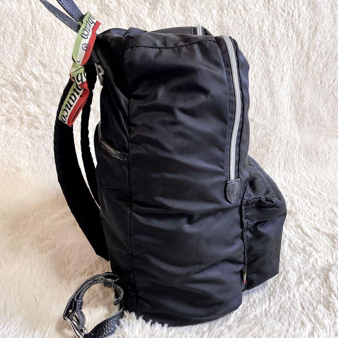 美品 Orobianco オロビアンコ レザー 切り替え バックパック リュック