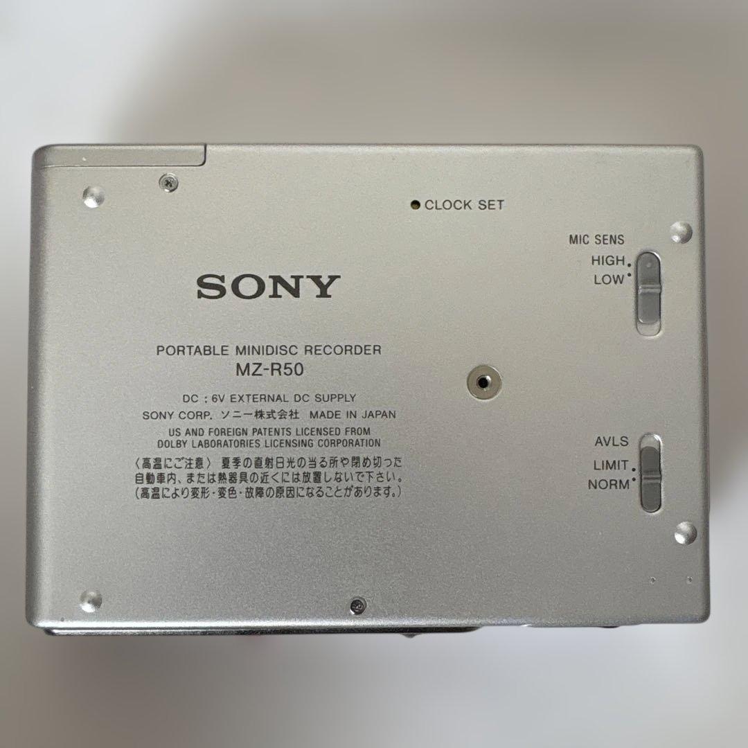 SONY MZ-R50 ポータブルMDレコーダー マライアキャリーMD、新MD