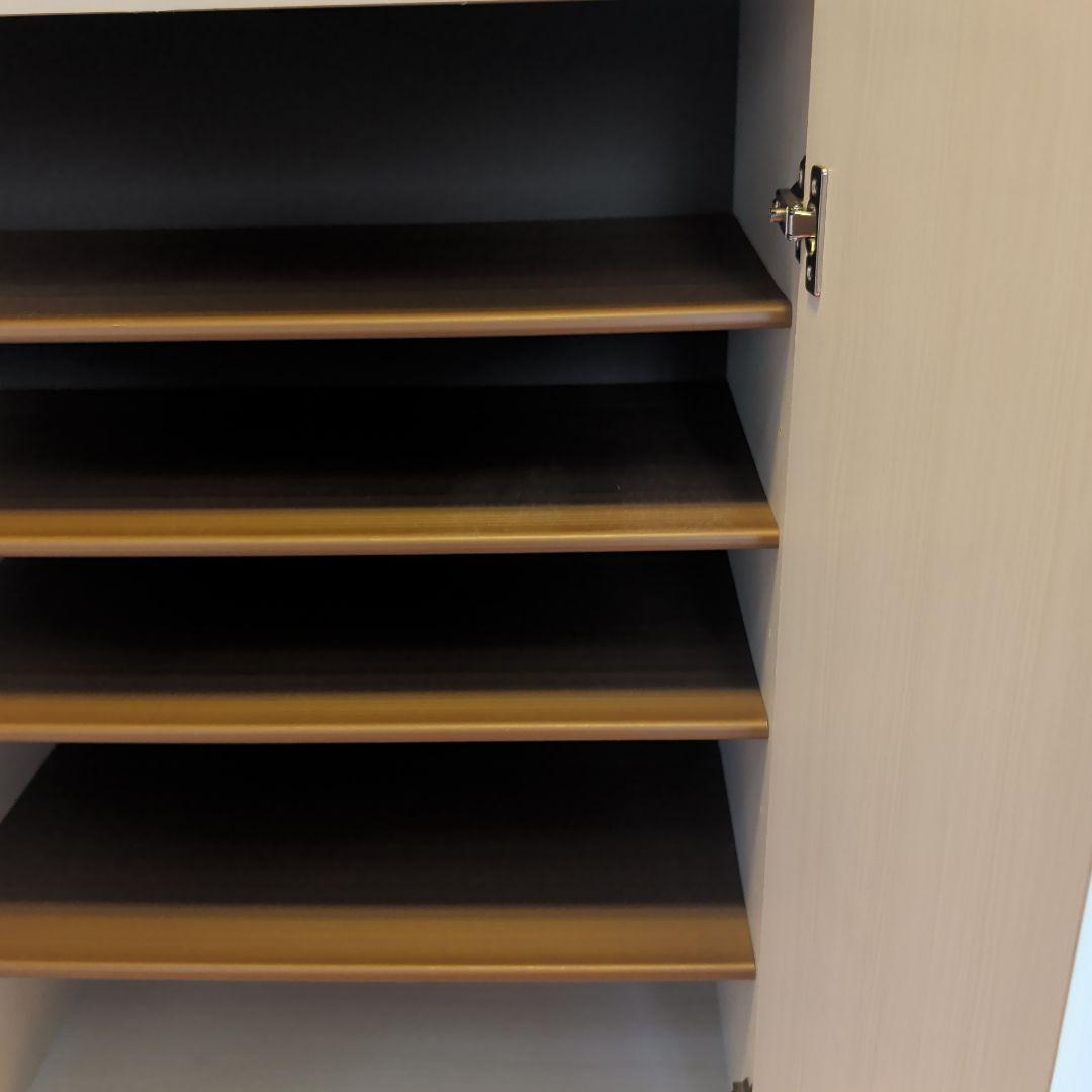 下駄箱 ハイタイプ 幅90 ピタゴラス 国産 完成品 ホワイトウォッシュ