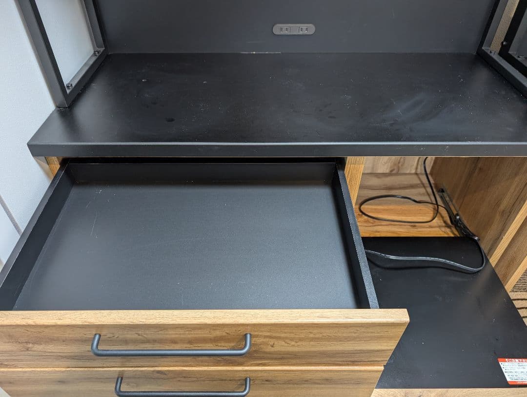 NITORI　レンジボード・キッチンボード２点セット