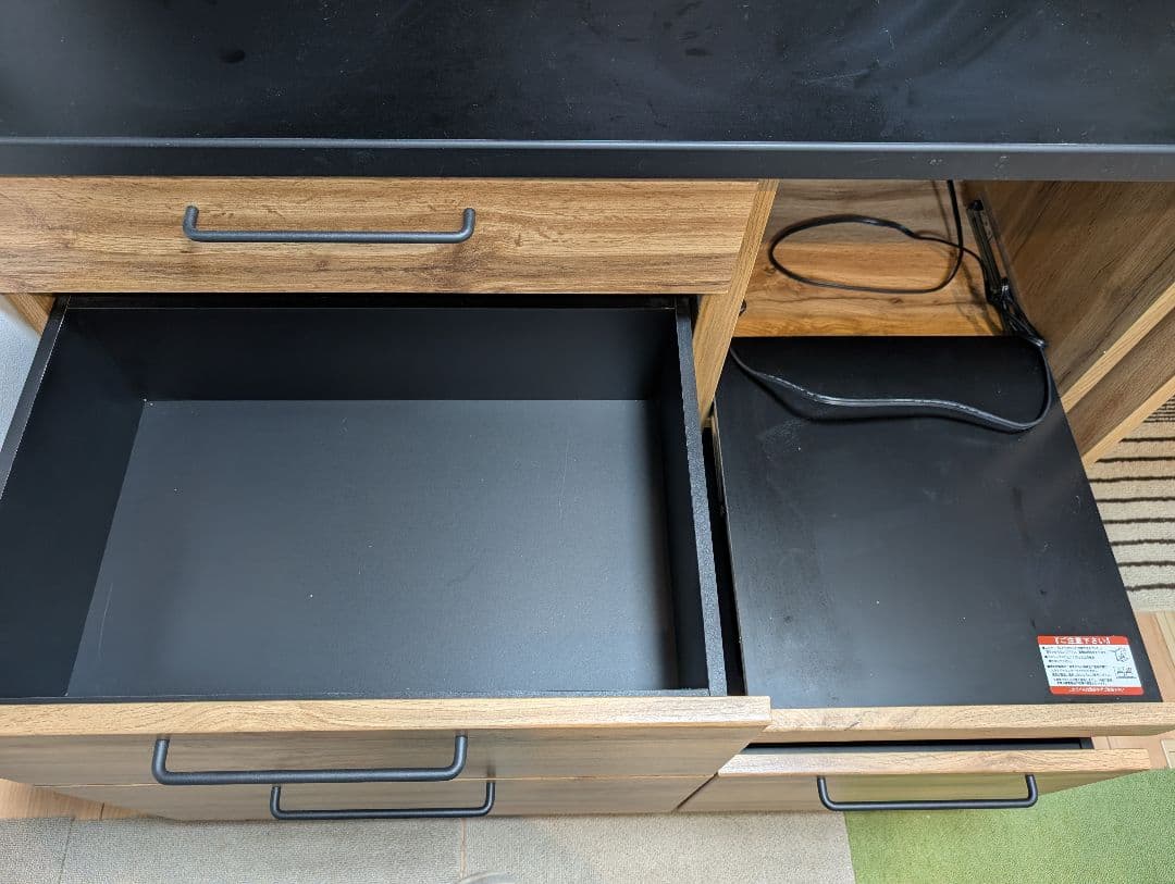 NITORI　レンジボード・キッチンボード２点セット