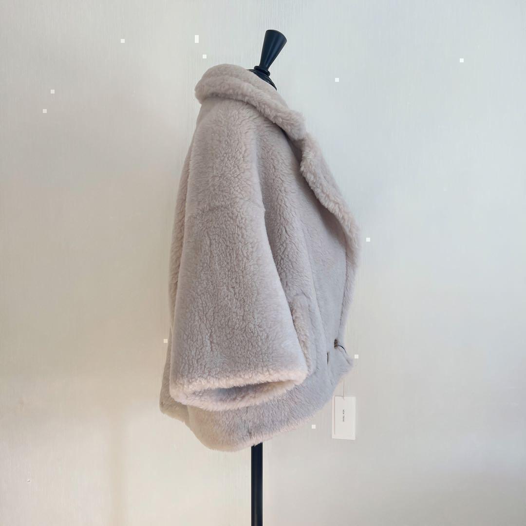 新品未使用 ベアテーラードコート アルパカ素材 ライトベージュ