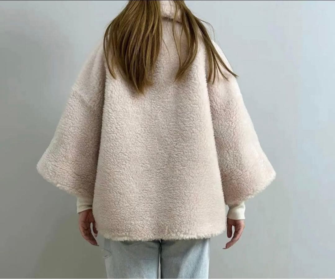 新品未使用 ベアテーラードコート アルパカ素材 ライトベージュ