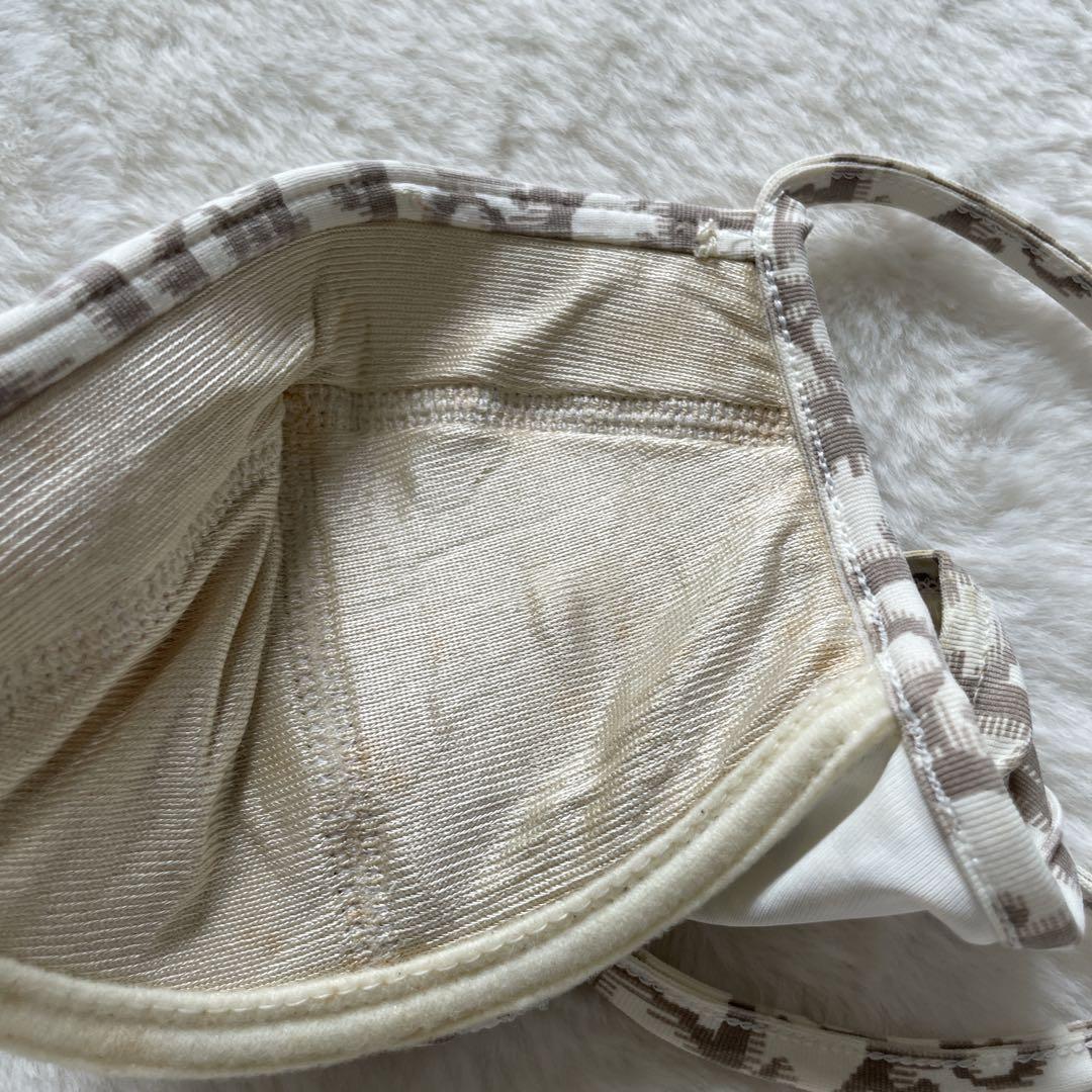 クリスチャンディオール トロッター水着 ビキニ 刺繍入り チャーム付き