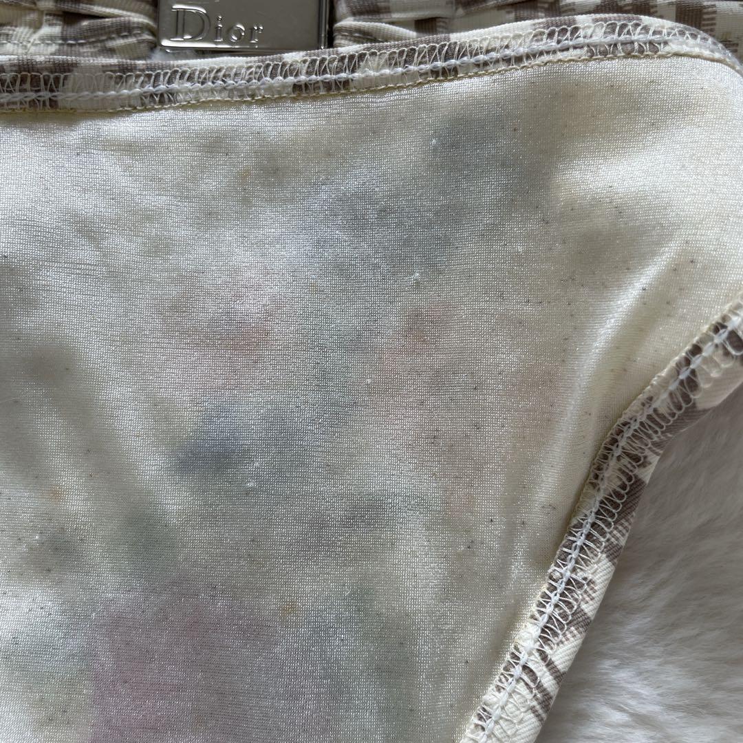 クリスチャンディオール トロッター水着 ビキニ 刺繍入り チャーム付き