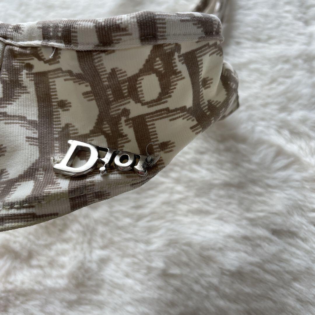 クリスチャンディオール トロッター水着 ビキニ 刺繍入り チャーム付き