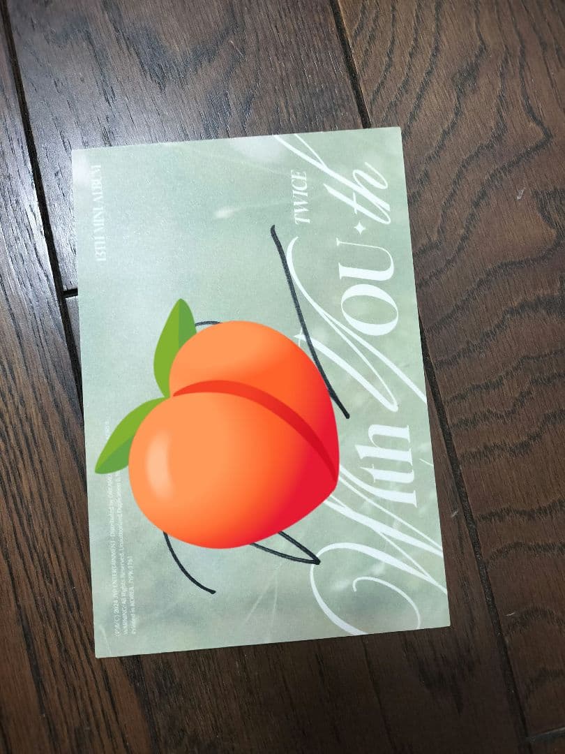 TWICE モモ　サイン　ポストカード　With YOU-th