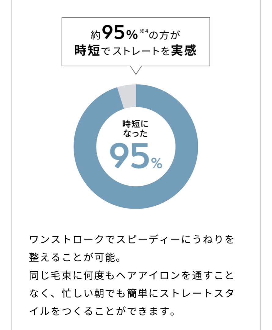 ヘアアイロン ReFa POWER STRAIGHT IRON