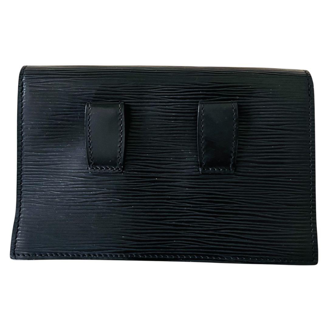 ルイヴィトン エピ ポシェット サンチュール ウエストポーチ ノワール 黒