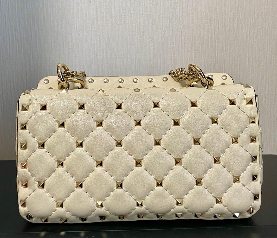 VALENTINO ロックスタッズスパイクスモールショルダーバッグ
