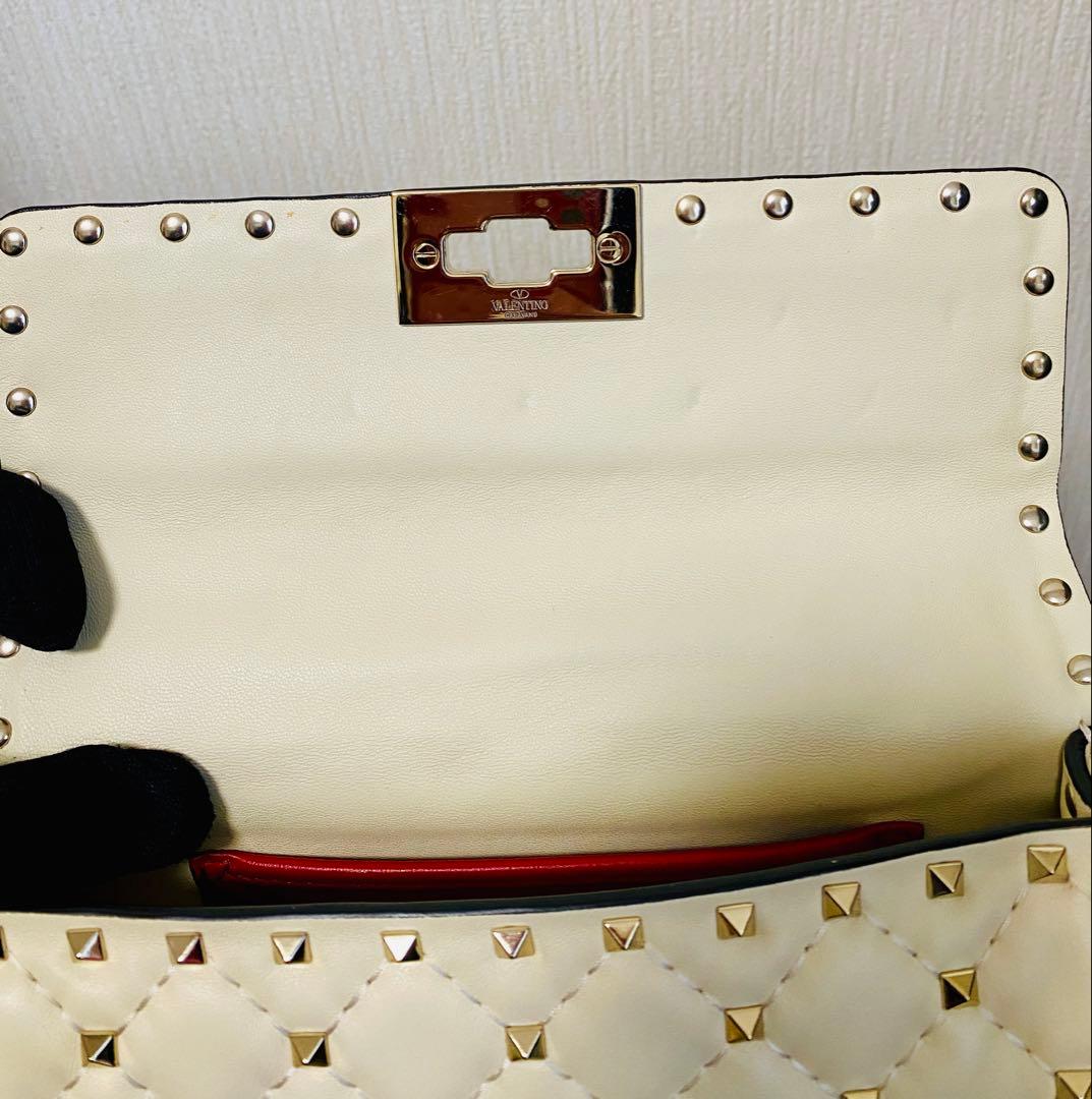 VALENTINO ロックスタッズスパイクスモールショルダーバッグ