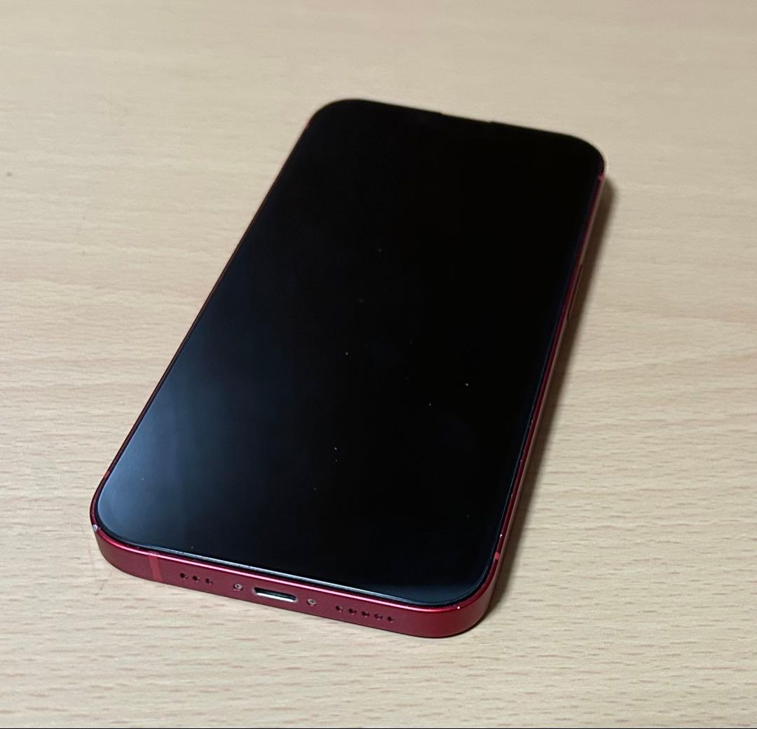Apple iPhone 13 レッド 128GB 本体 裏面傷　液晶交換済