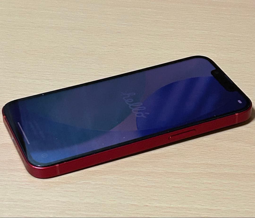 Apple iPhone 13 レッド 128GB 本体 裏面傷　液晶交換済