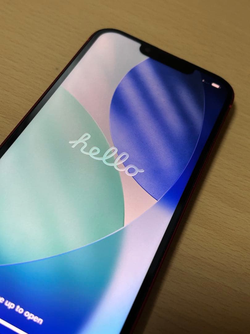 Apple iPhone 13 レッド 128GB 本体 裏面傷　液晶交換済