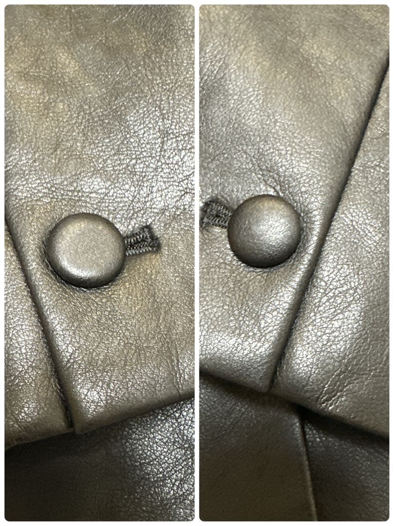 ⭐️新品　未使用品　Mila Owenフェイクレザービッグショルダージャケット　黒