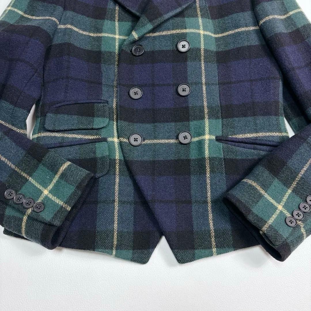 未使用級✨ポロラルフローレン ダブルブレストジャケット タータンチェック