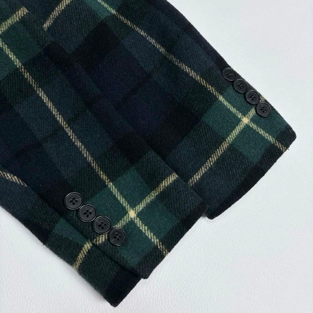未使用級✨ポロラルフローレン ダブルブレストジャケット タータンチェック
