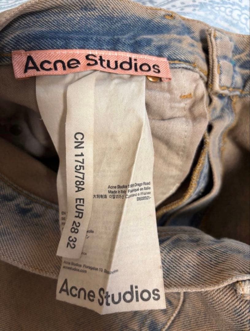 acne studios 1989 loose fit jeans 28×32