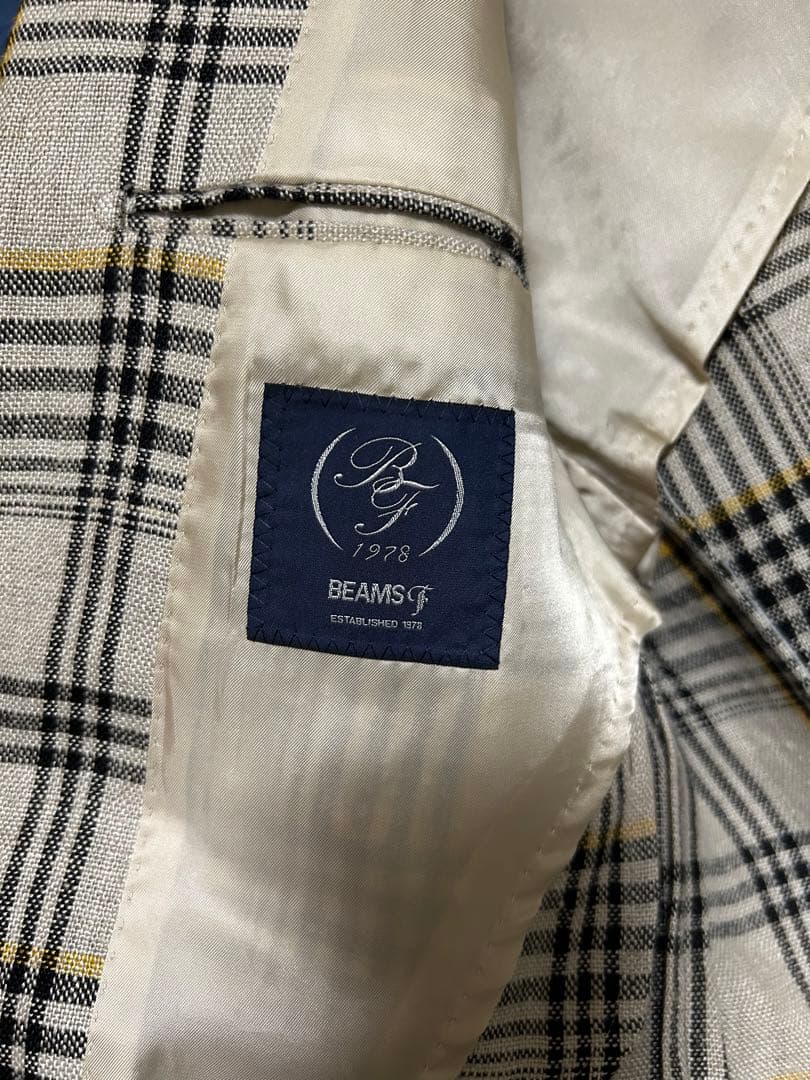 ビームスＦ　リネンジャケット　サイズ48