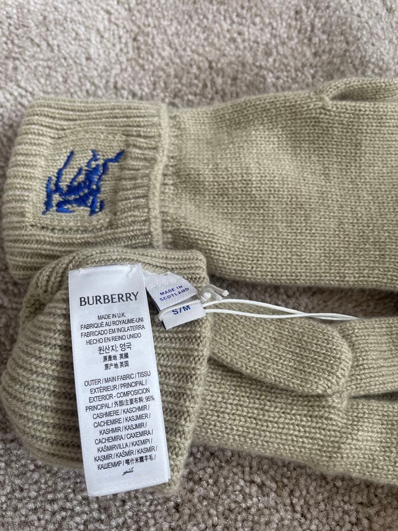 お値段交渉可能！【新品未使用】バーバリー　カシミヤ手袋