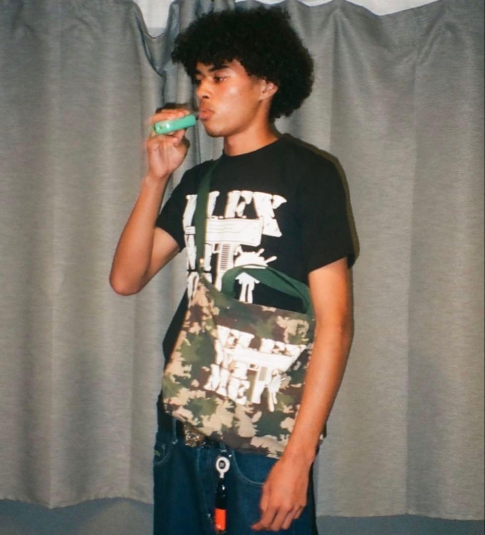 【即完売モデル】flexwitme 迷彩　ショルダーバッグ　yokokids