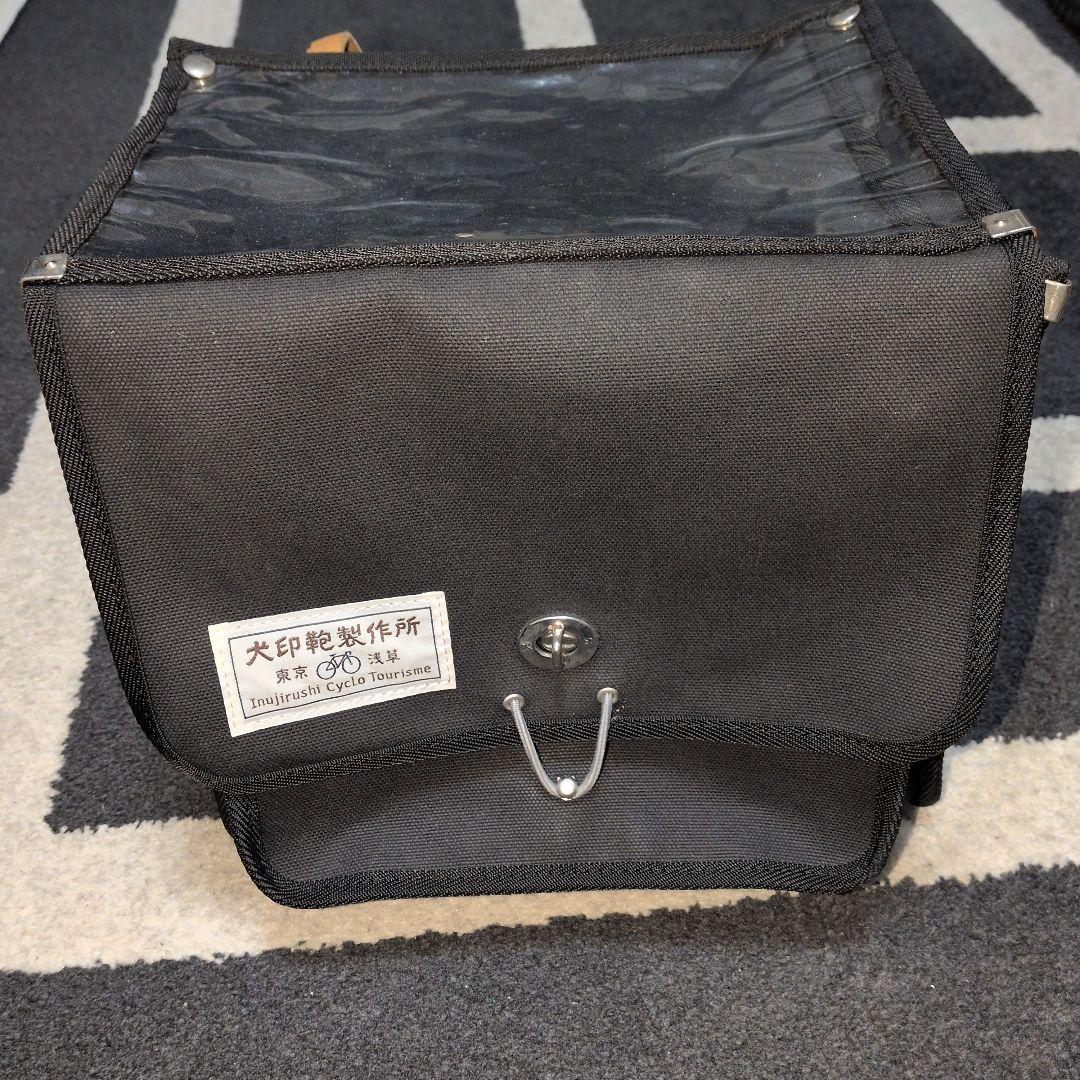 犬印鞄製作所　黒 車体装着バッグ