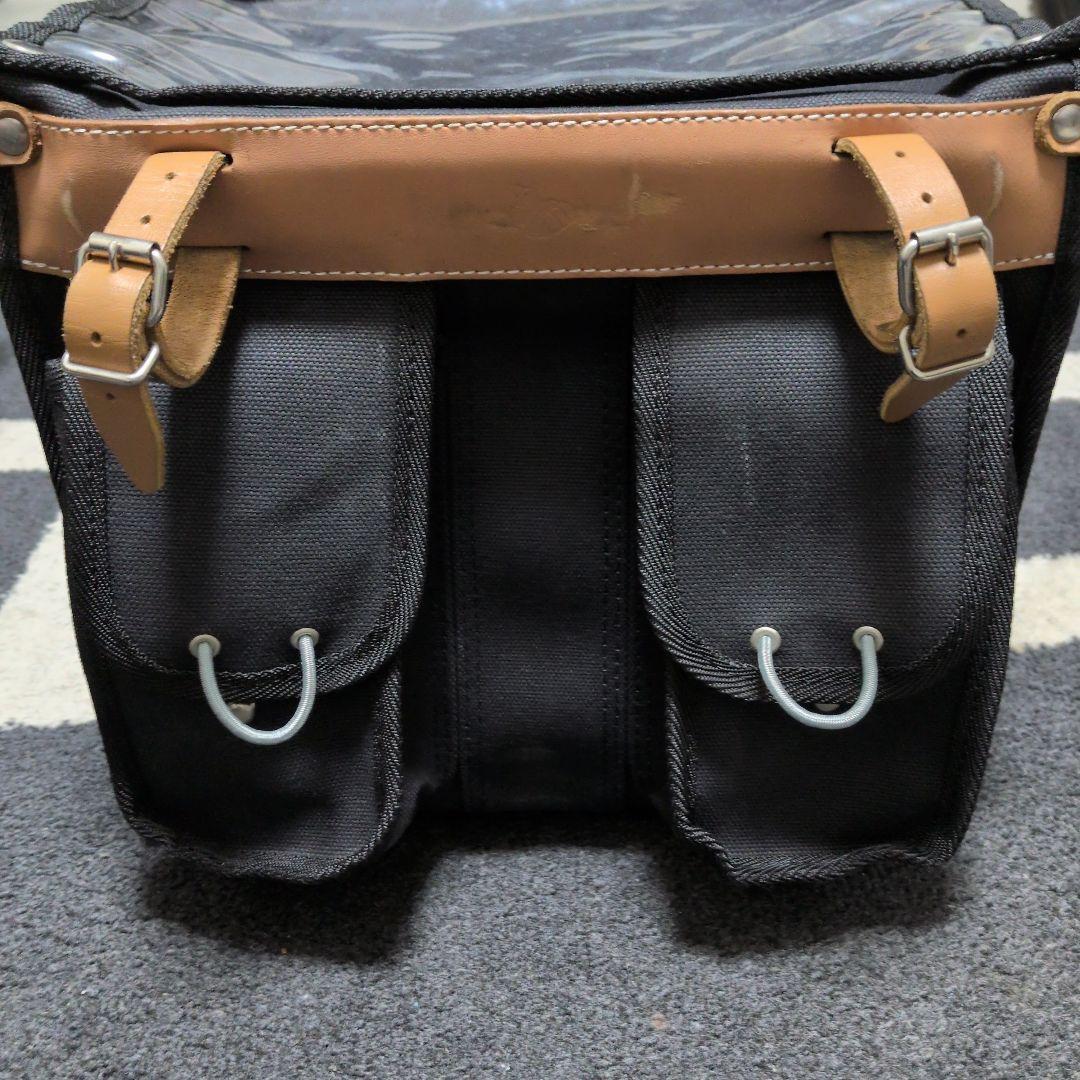 犬印鞄製作所　黒 車体装着バッグ