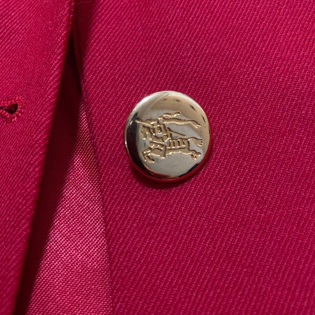 Burberrys デッドストック 新品未使用 赤ブレザー 金ボタン 英国製