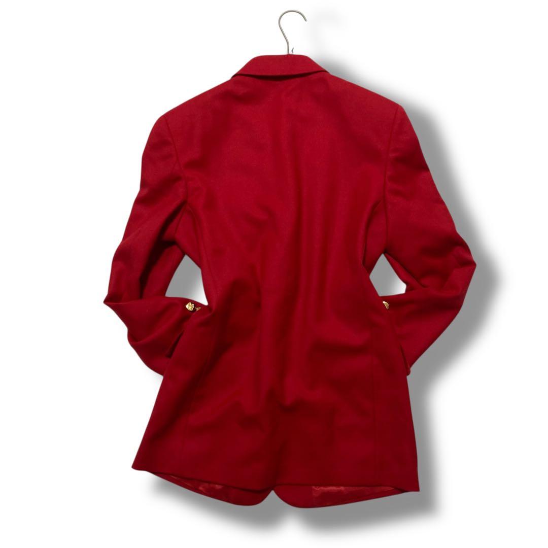 Burberrys デッドストック 新品未使用 赤ブレザー 金ボタン 英国製