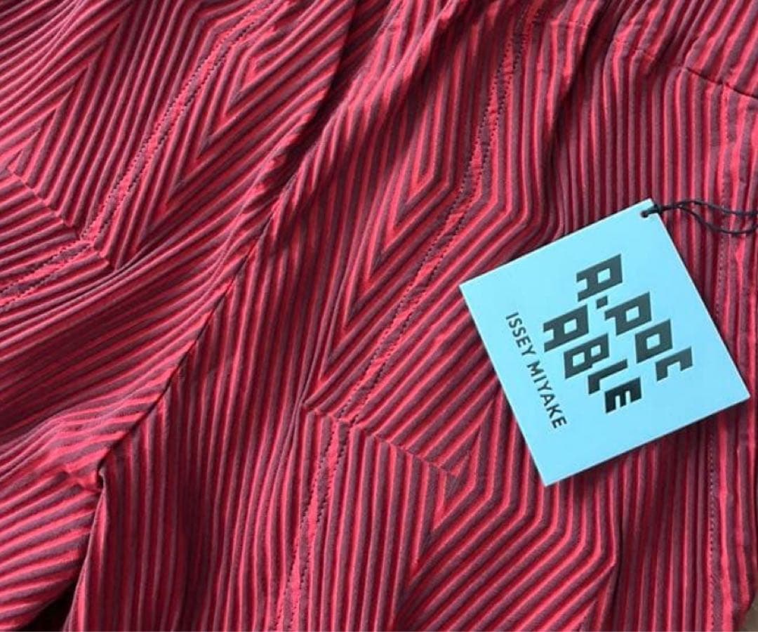 【未使用美品】A.POC.ABLE 22SS TYPE W 赤 ワイドパンツ