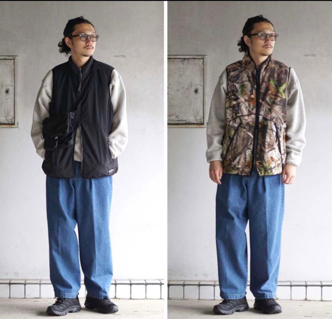 WILDTHINGS ARK別注 リアルツリーカモ リバーシブルベスト Lサイズ